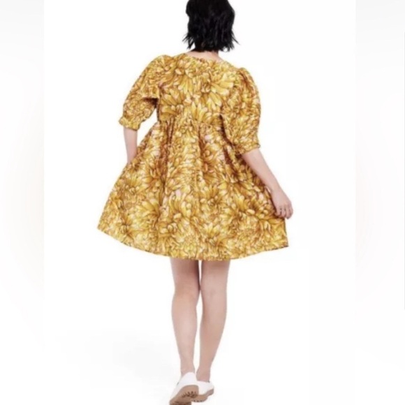 Target Designer Collab Kika Vargas Floral Mini Dress Size S – Perfect for Fall - Picture 3 of 5
